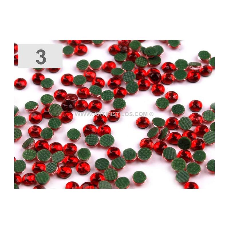 CHATON ROSES 4 MM. BOLSA DE 10 g. (330 PIEZAS APROX.)