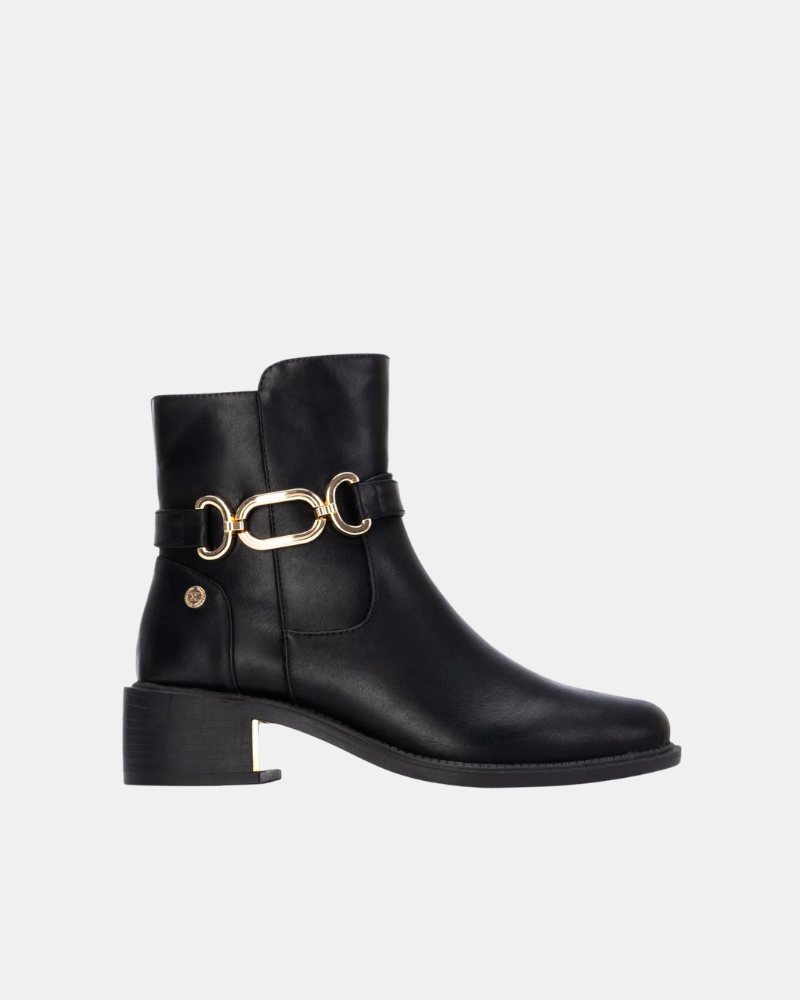 XTI 144398 Botines Bajos Mujer Negro