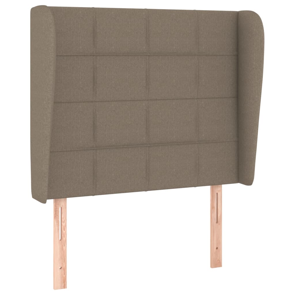 vidaXL Cabecero con orejas de tela 83x23x118/128 cm Multicolor