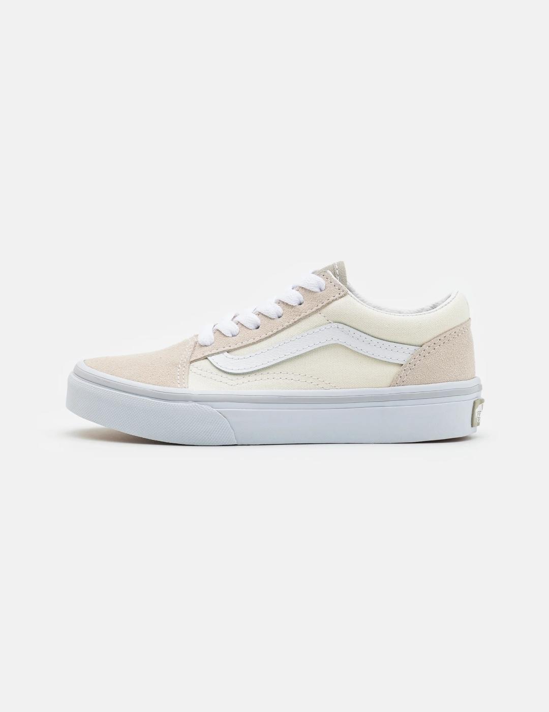 Zapatillas Vans Old Skool Kids Natu White para Niños