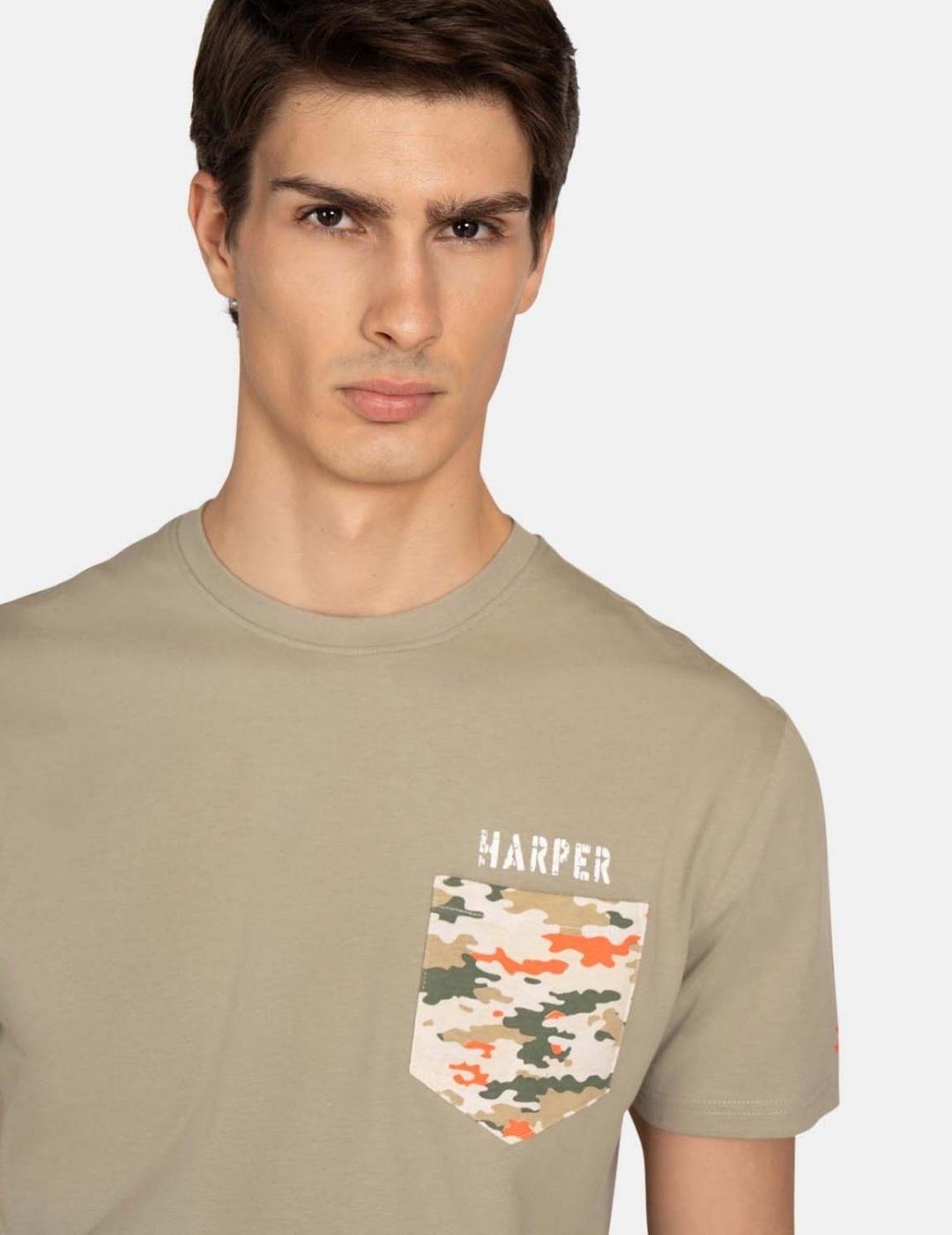 HARPER CAMISETA POCKET CAMU CLARO