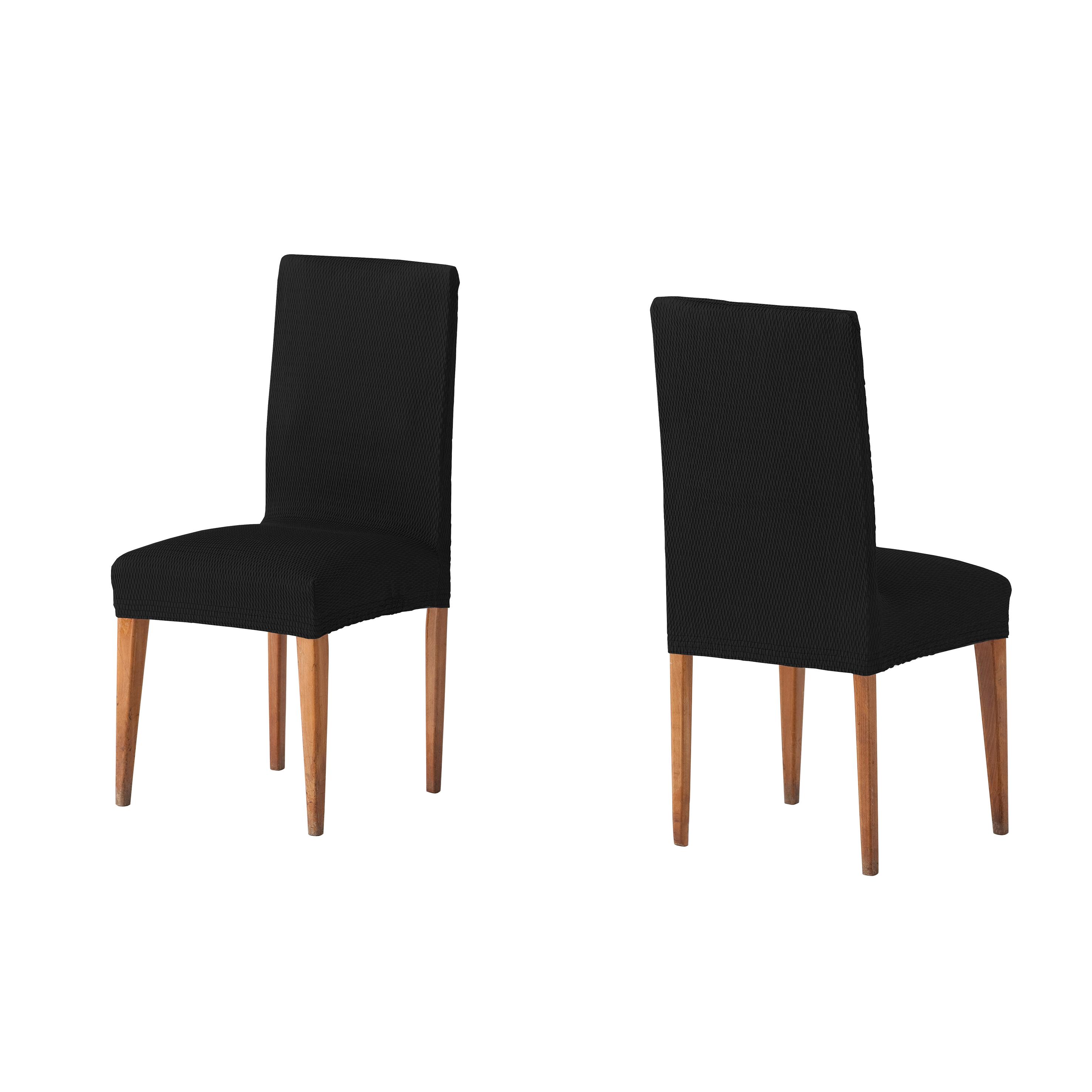 VALENTIA HOME Funda Silla Asiento/Respaldo Pack 2 París | Funda Silla Comedor o Cocina | Protector de Silla