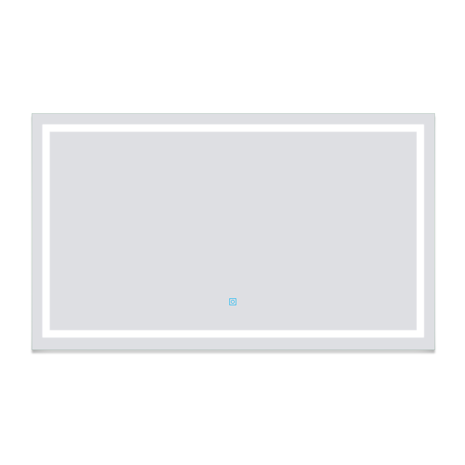 Aica Espejo de baño LED 120 x 70 cm, antivaho, brillo regulable