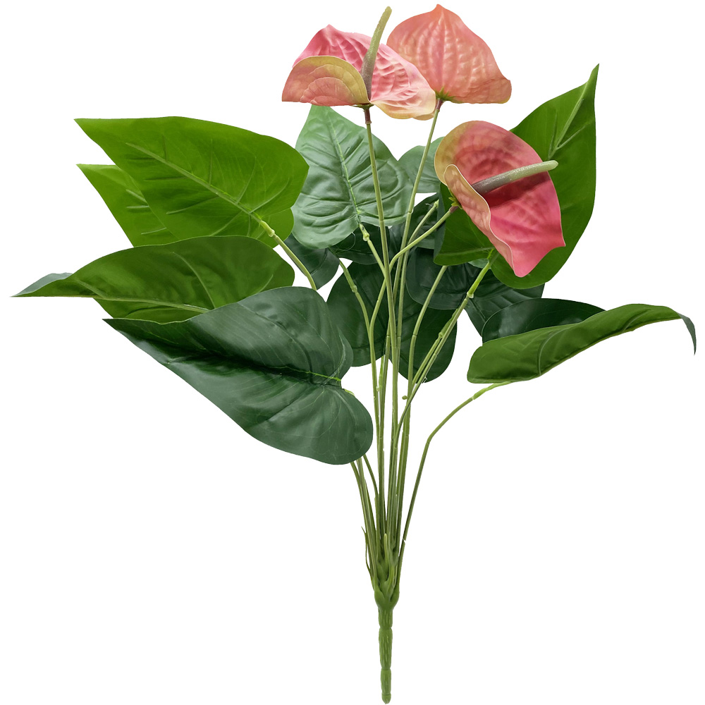 Poenia Arte Floral Arte Floral Ramo de Lirio Artificial Realista 50cm 2 Piezas - Decoración Floral