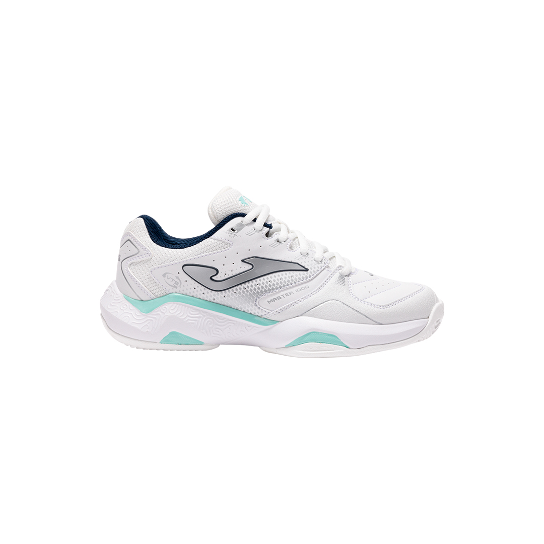 Zapatillas de pádel Joma Master 1000 Lady 2542 Blanco Turquesa Clay