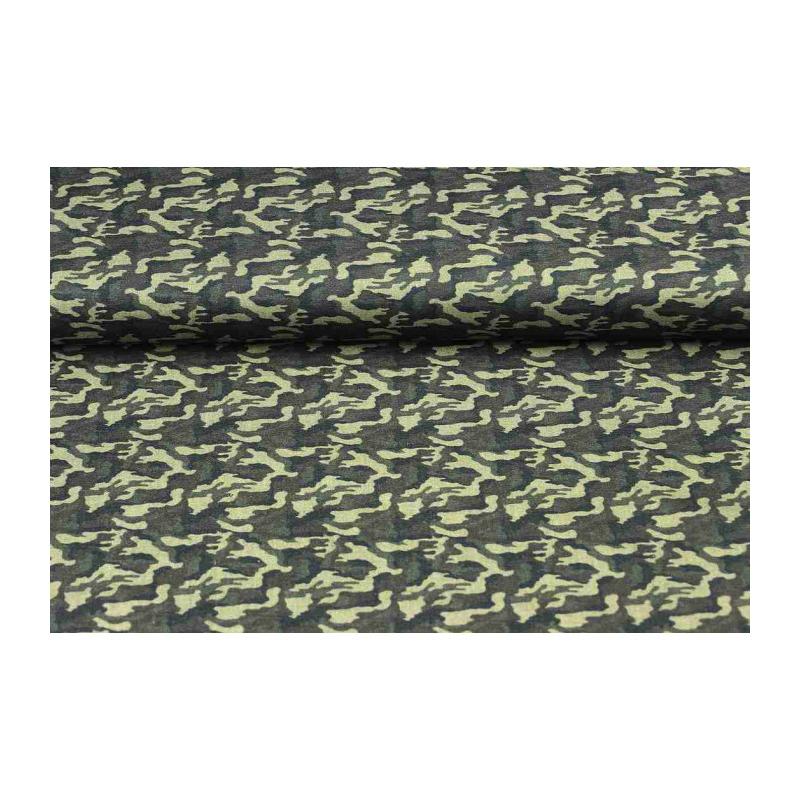 Tejido estampado CAMUFLAJE 100% algodón 50 cm X 150 cm