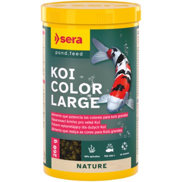 Sera Koi Color Large - Alimento natural que potencia los colores, para una vida larga y unos colores vistosos de los kois a partir de 25 cm
