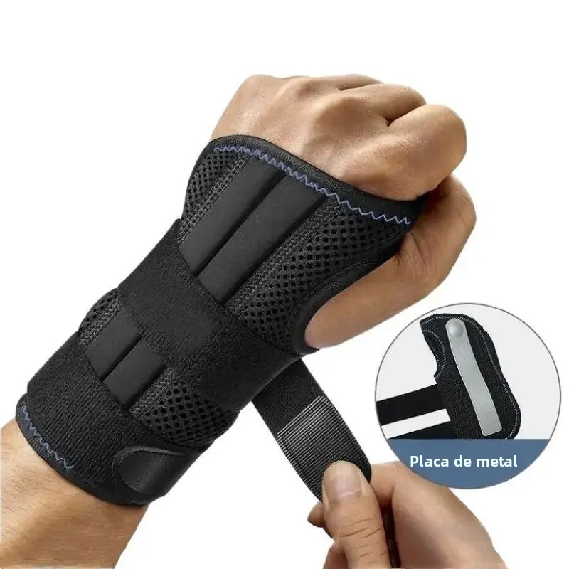 TK 1Pcs Almohadilla Ortopédica Para El Síndrome Del Túnel Carpal Soporte De Muñeca Para Dolor De Mano Protector De Muñeca Nocturno Estabilizador De Muñeca Material De Poliéster Para Adultos