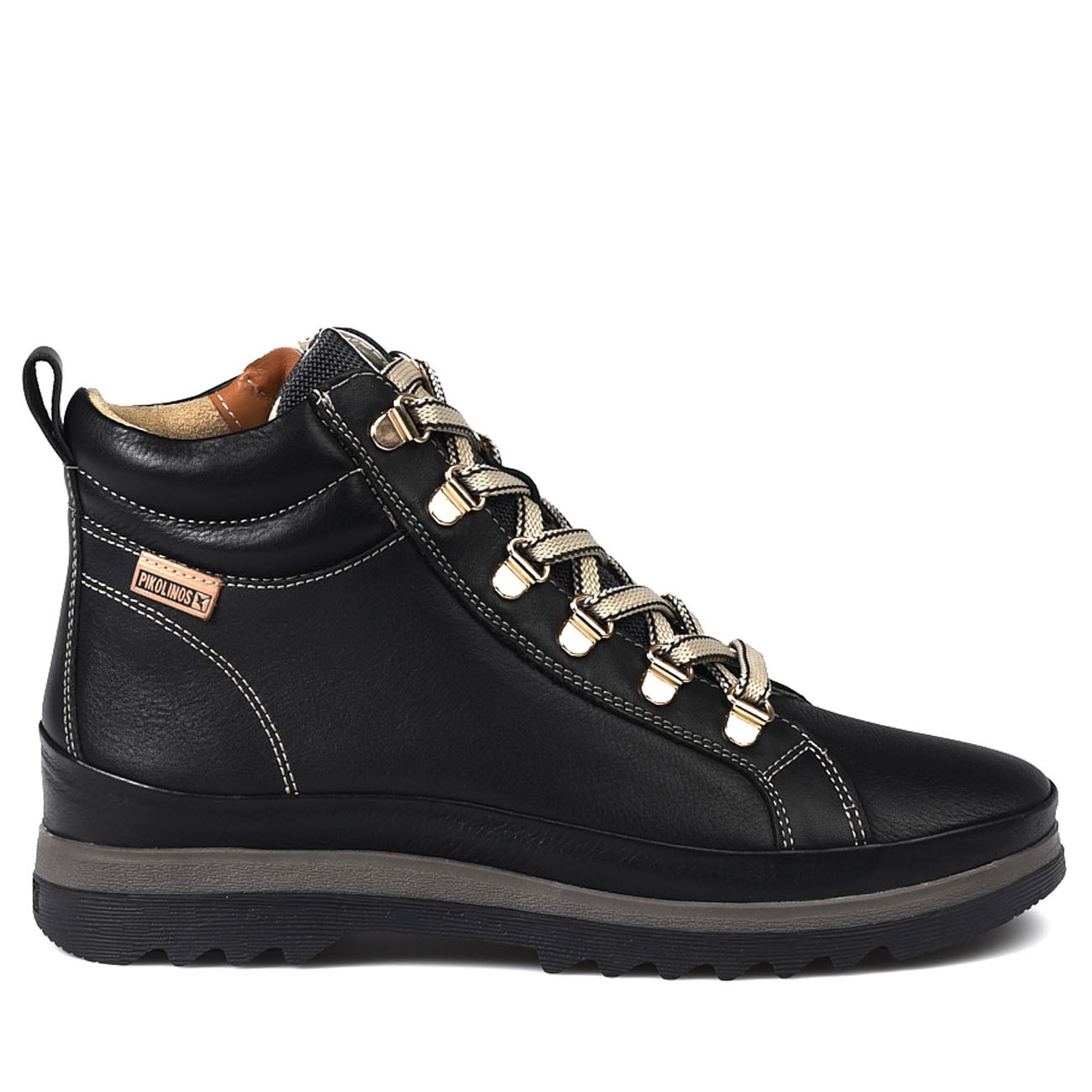Botines para mujer fabricados en España Pikolinos Vigo W3W-8564 Negro