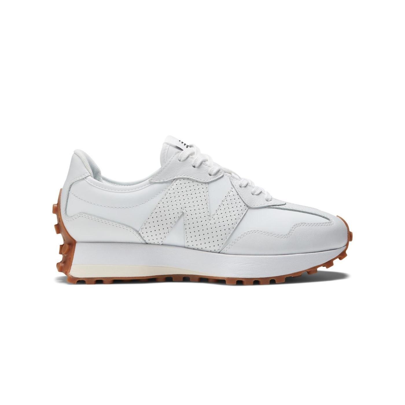 Zapatillas new balance ws327ls piel blanco de mujer.