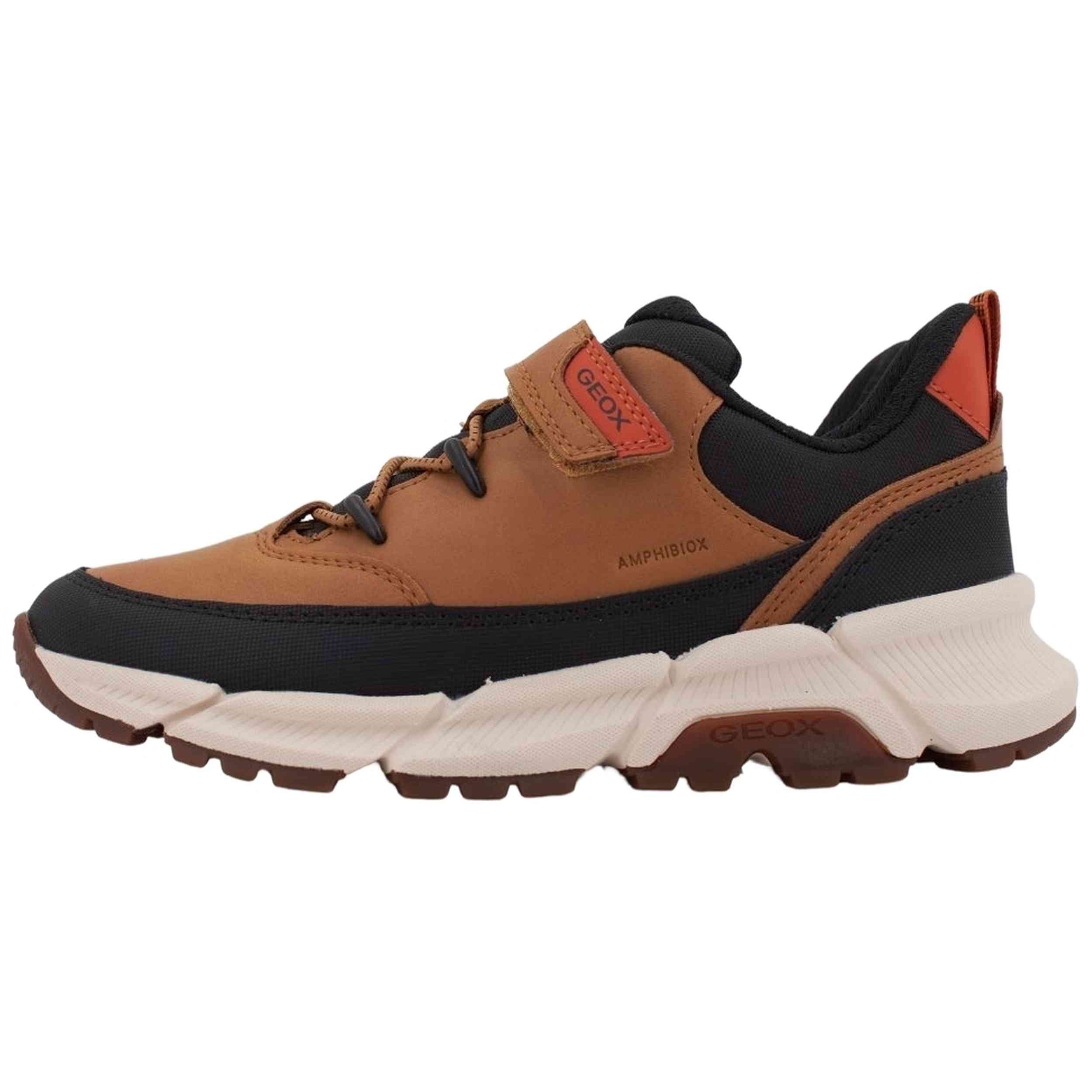 Zapatillas Geox modelo Flexyper Plus "Marrón/Negro" para Niños en color Marron