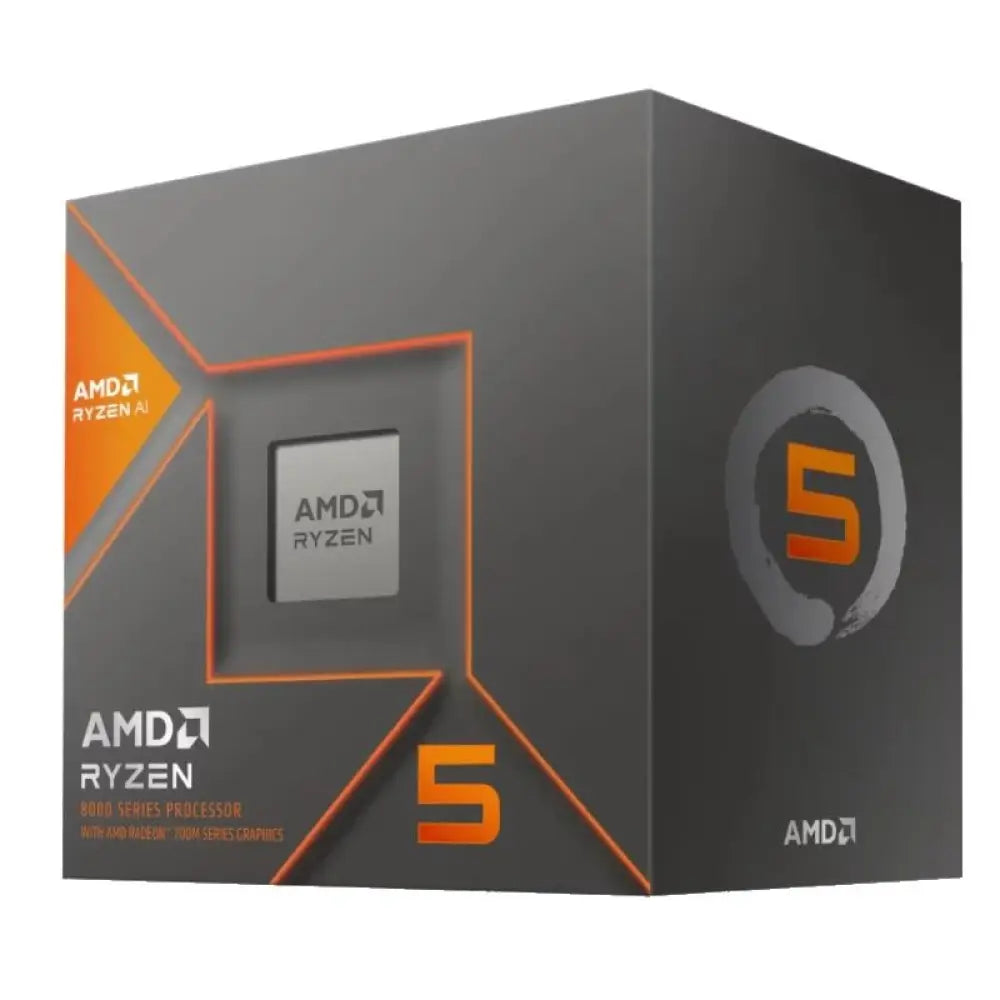 AMD - Procesador Ryzen 5 8600G 4.3 GHz (hasta 5 GHz) con gráficos integrados Radeon 760M, 8 núcleos / 12 hilos, caché L3 de 16 MB, socket AM5, incluye disipador, ideal para PC gaming y productividad diaria