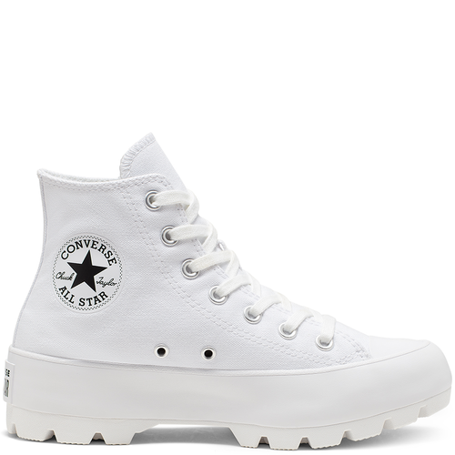 Converse Blancas Chuck Taylor Lugged Plataforma Mujer