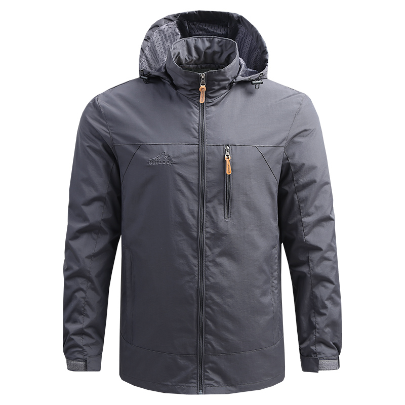 TK Nueva Chaqueta De Algodón Para Hombre 2024 Cazador Salvaje Impermeable Con Múltiples Bolsillos Para Trabajo Y Escalada En La Montaña Color Verde Militar Estilo Casual De Otoño