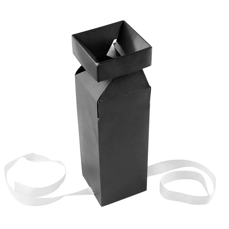Disok - Lote 20 Caja de Cartón Negro con Caja Elegantes