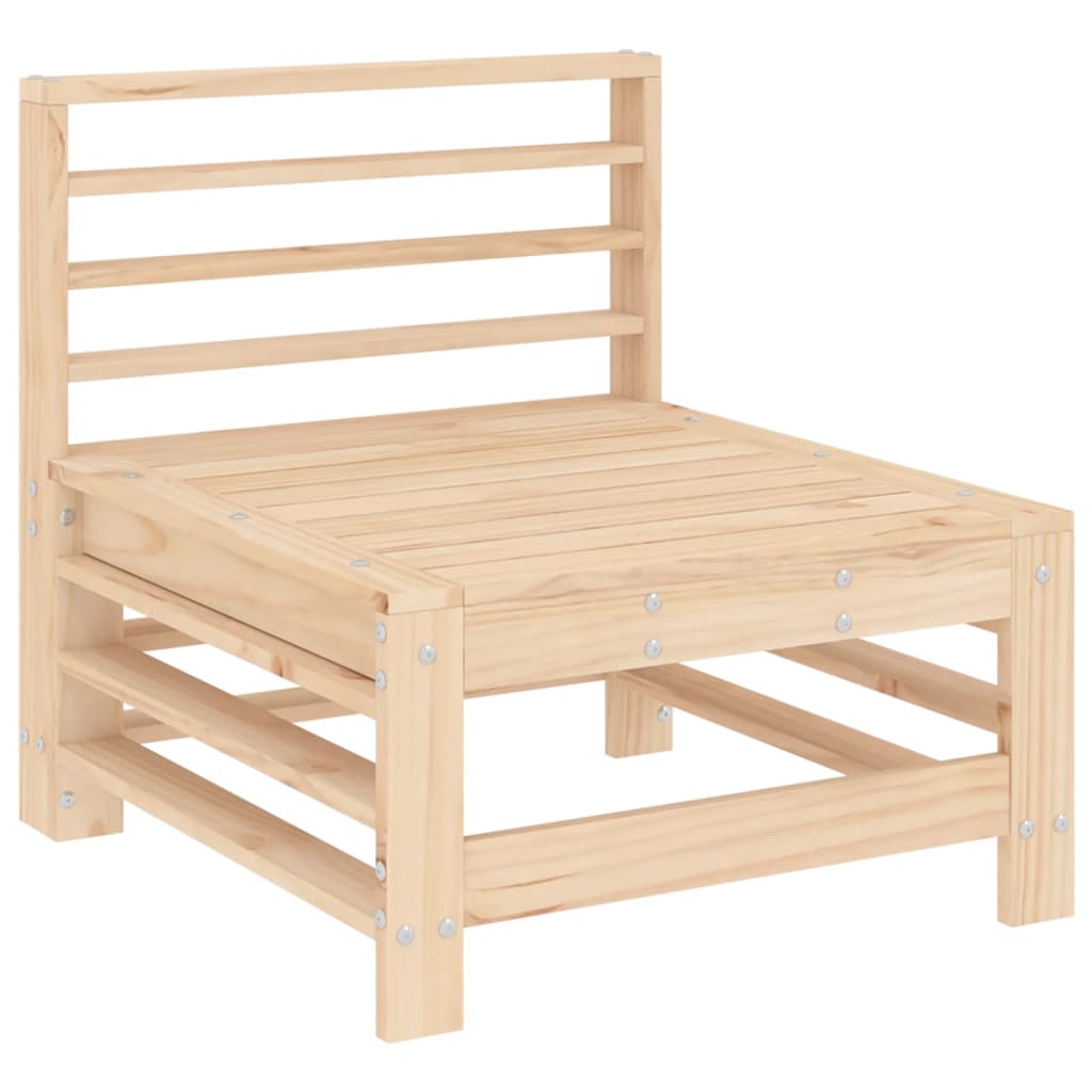 Vidaxl Sofá Central de Jardín en Madera Maciza de Pino en Varios Colores
