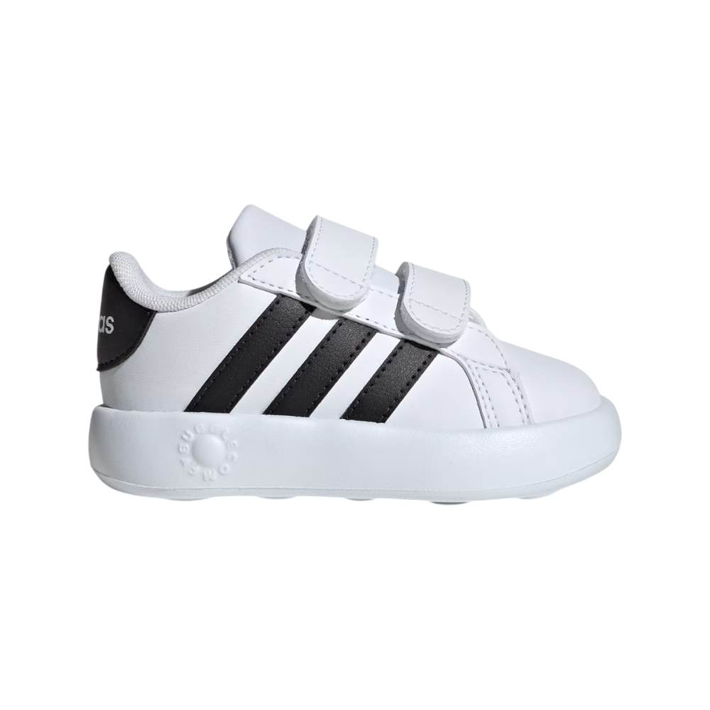 ADIDAS GRAND COURT BLANCO/NEGRO PARA BEBES