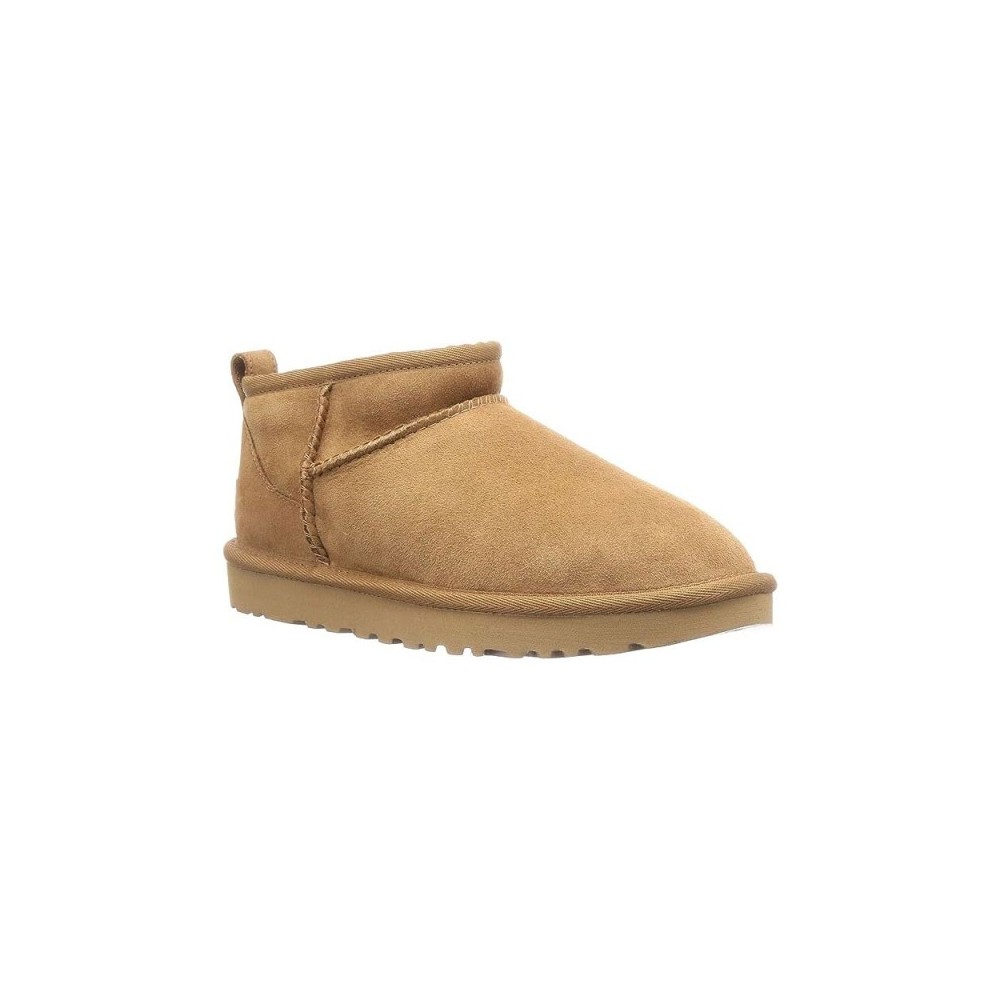 Botines Planos Ugg Classic Ultra Mini Mujer Camel