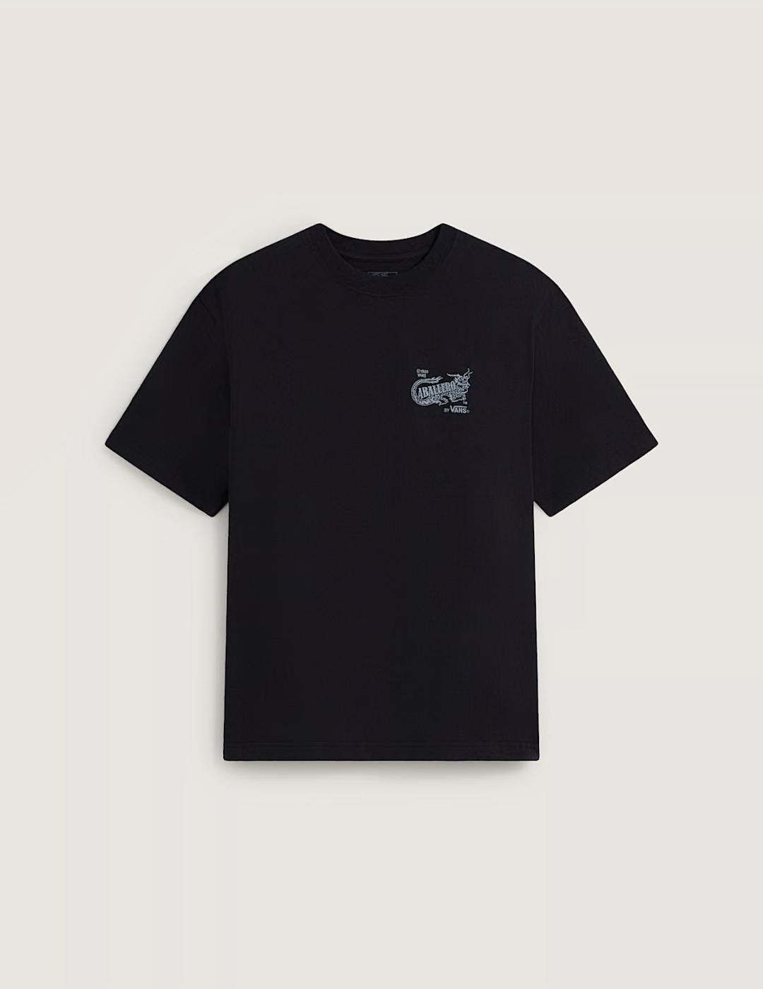VANS CAMISETA NEGRA CABALLERO