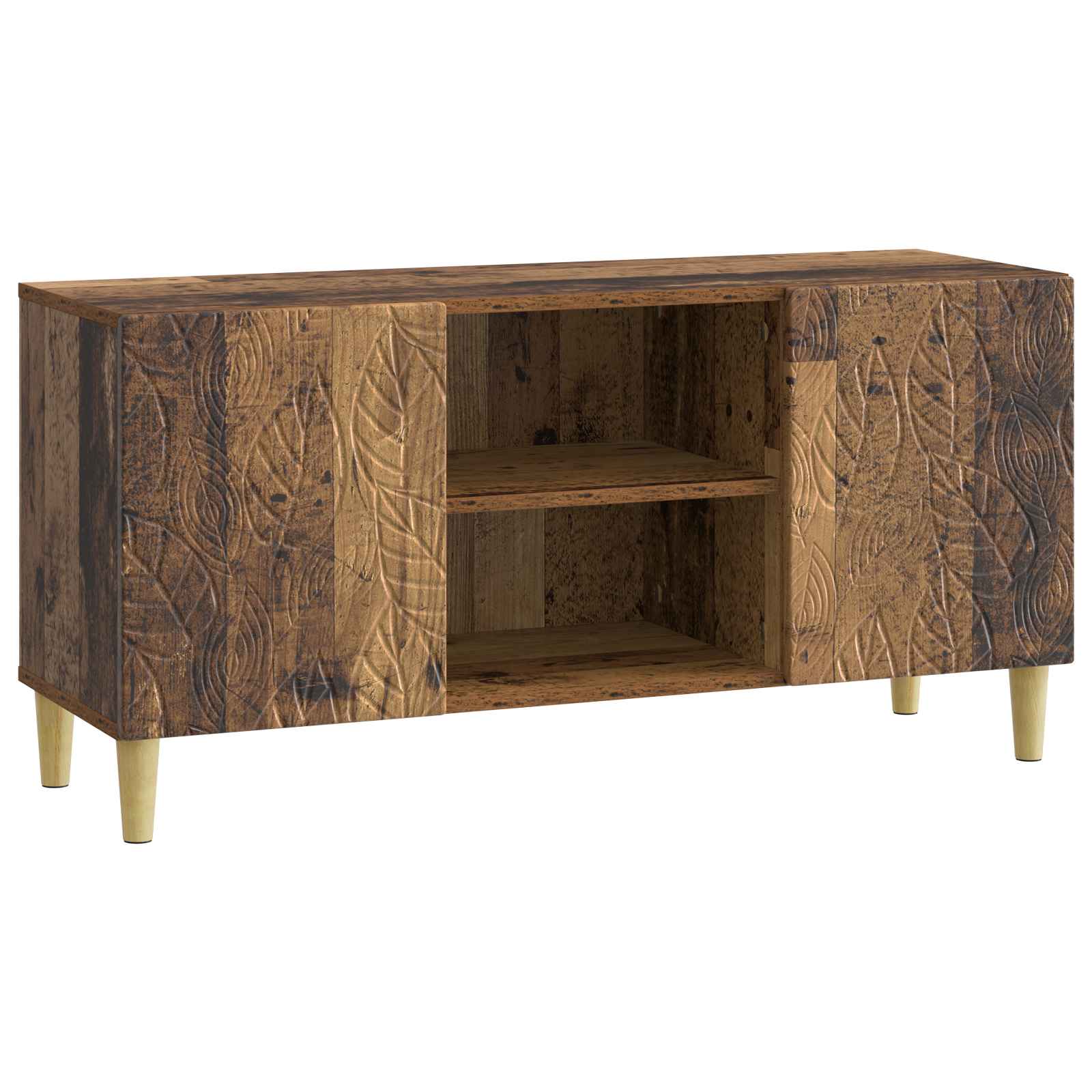 vidaXL Mueble de TV 102 x 34,5 x 50 cm  Madera de ingeniería Multicolor