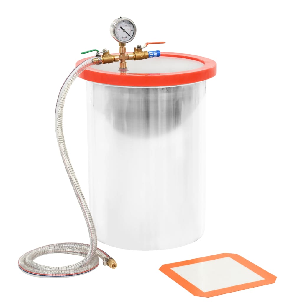 vidaXL Cámara Vacío Acero Inoxidable Bomba Desgasificación Encapsulado Capacidad 3.7 l, 5.5 l, 11.42 l y mas
