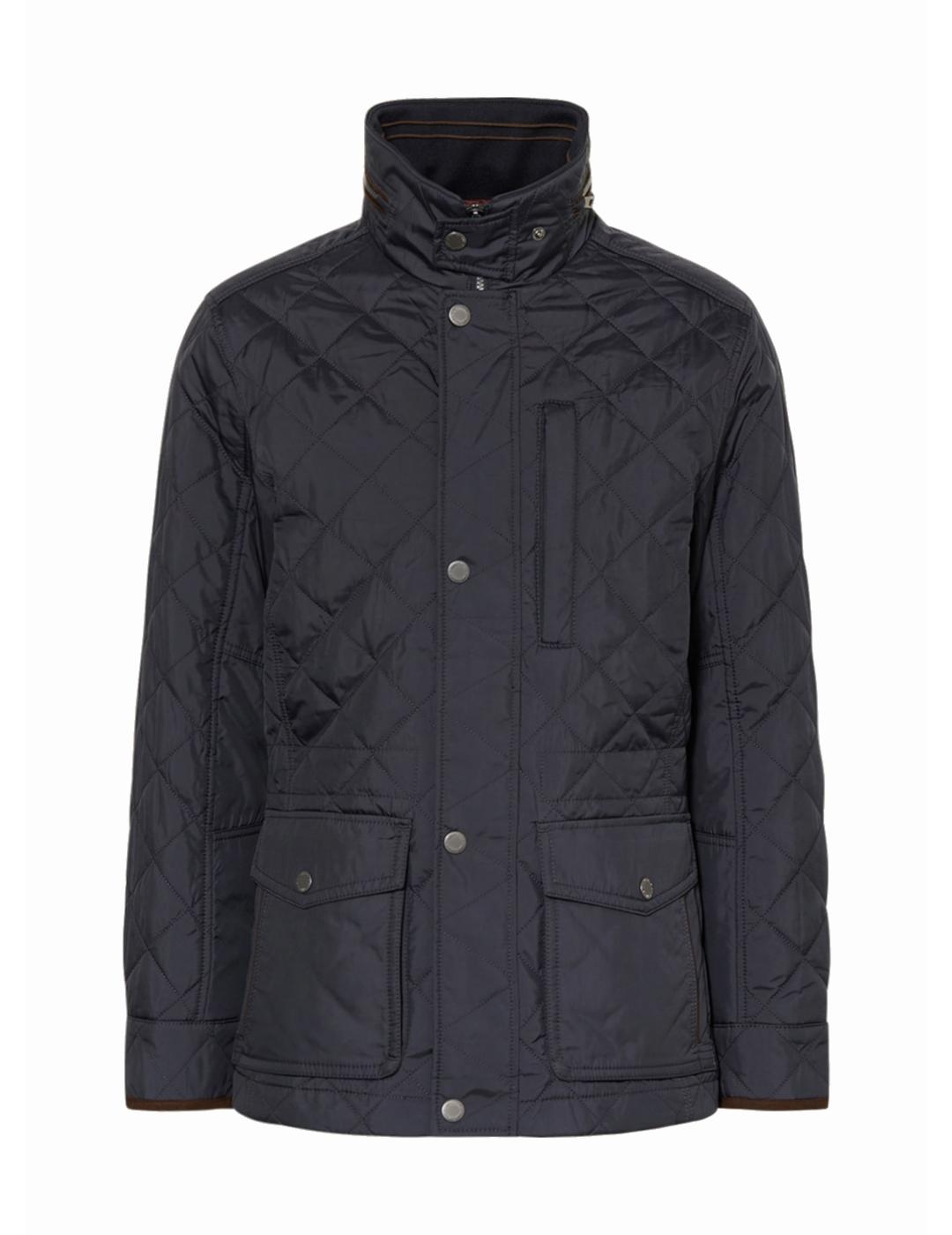 FAT MOOSE JACKET HAYES QUILTED NAVY BLACK