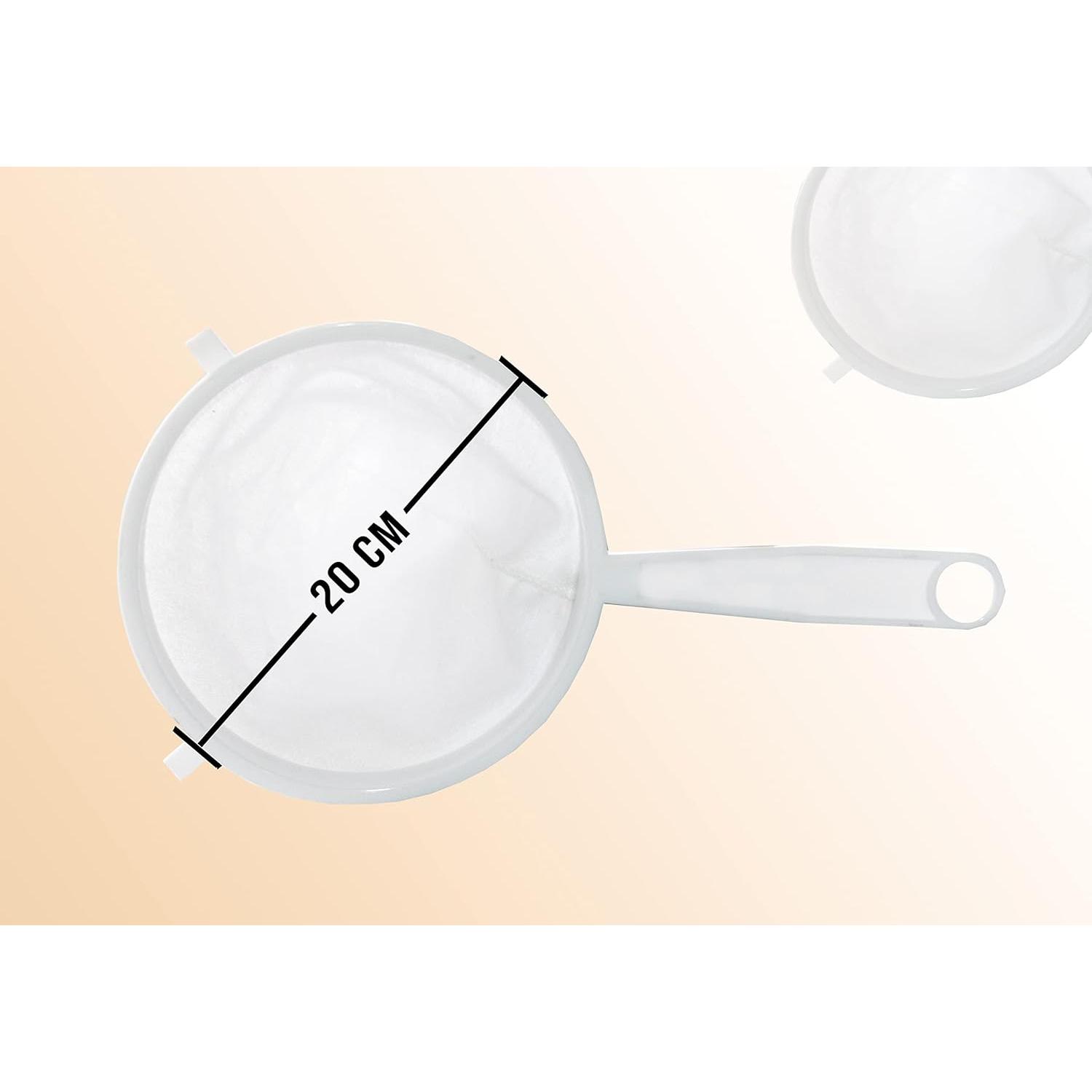C.A | Colador de Cocina Fino | 10-20 cm | Filtro para Aceite, Jugos y Líquidos | Reutilizable