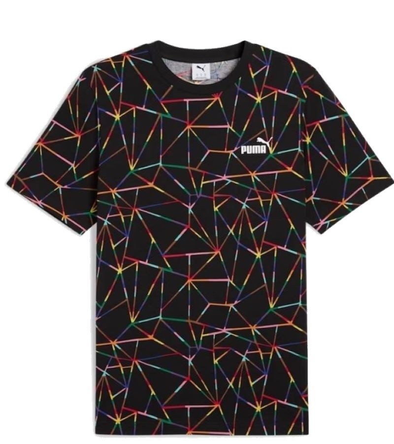 Camiseta PUMA LOVE UNITED AOP TeeLOVE UNITED AOP Tee - 684700 01 Negro
