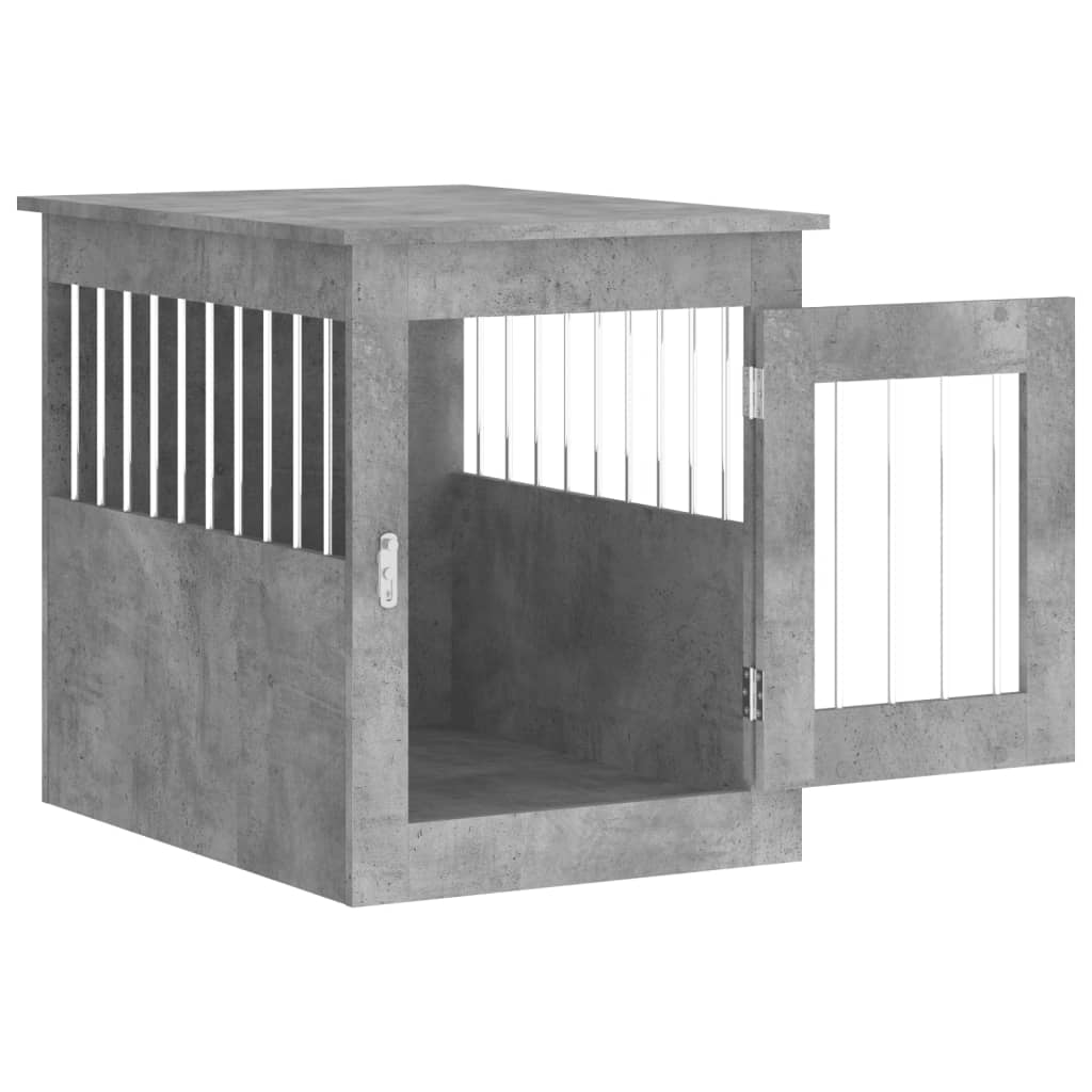 vidaXL Jaula para Perros Caseta Perrera Refugio Madera de Ingeniería Color Roble Sonoma, Blanco, Gris sonoma y mas