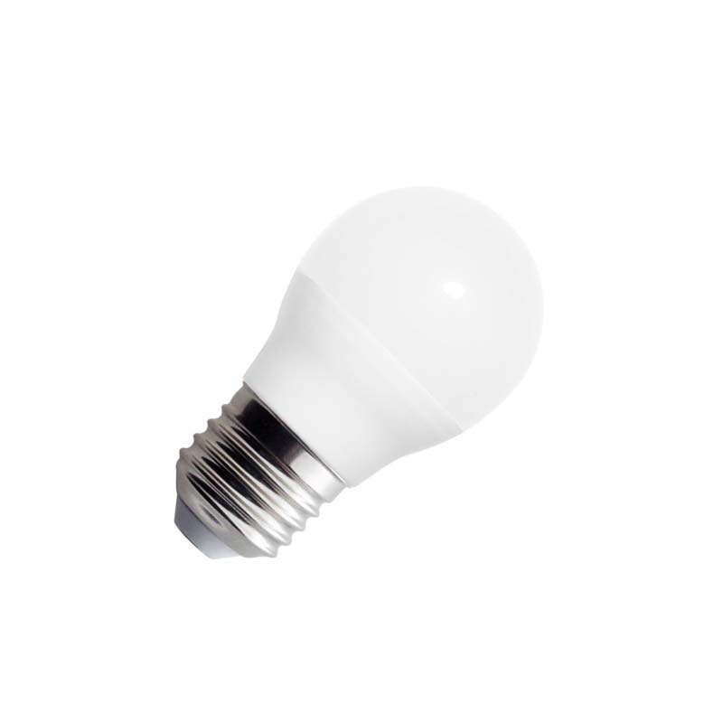 LEDBOX Bombilla LED E27 esférica G45, 220º, 5W, Blanco neutro. Bombillas LED, Bombillas Led E27