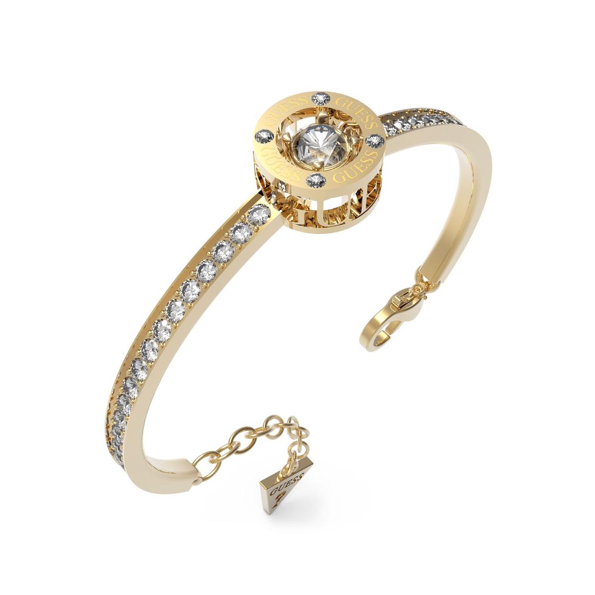 Guess Pulsera Mujer Solitaire De Acero Dorado Jubb01460jwygs