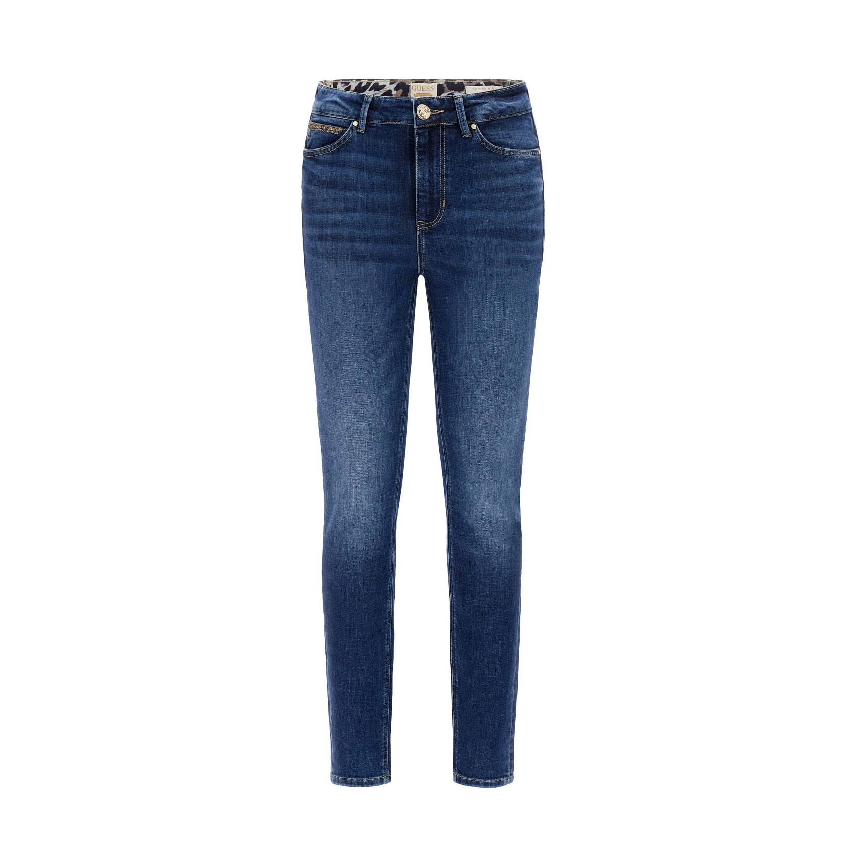 Guess Pantalones Azul W4RA46 D5921-ETSH , para Mujer