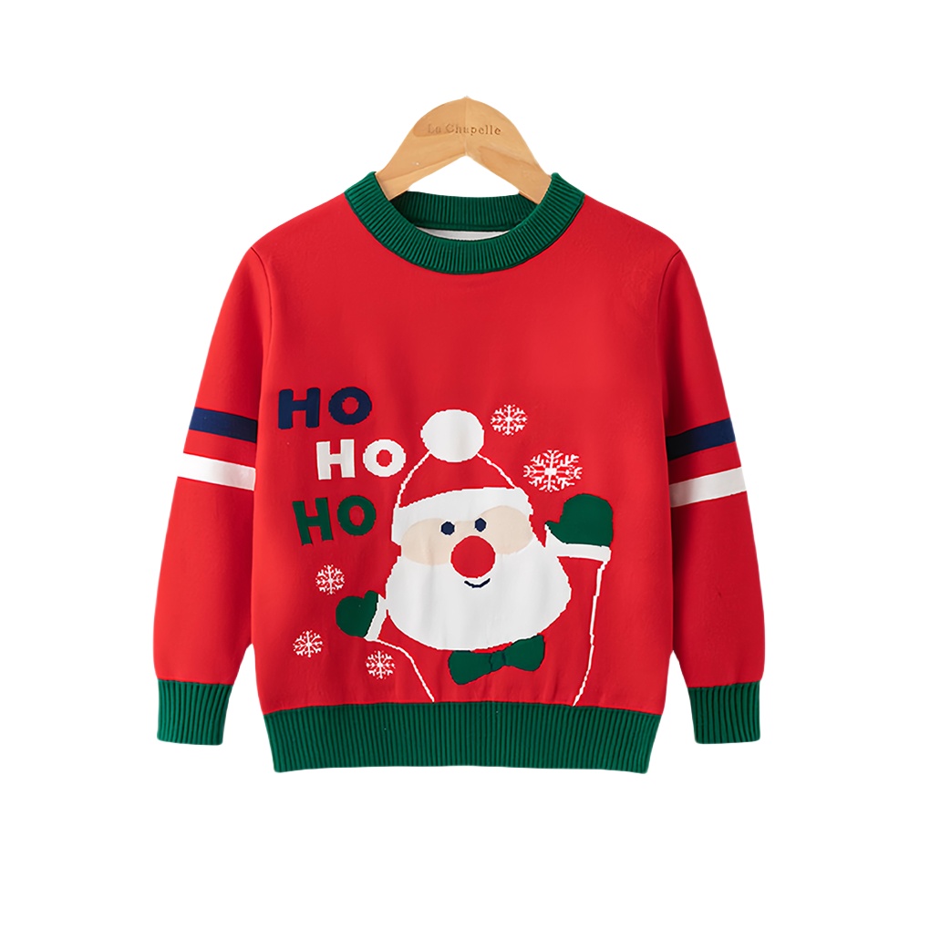 Plushome Súeteres De Navidad,Jersey De Manga Larga Con Cuello Redondo, Sudadera Con Estampado De Papá Noel,Reno, Ropa De Calle Informal De Navidad, Otoño E Invierno