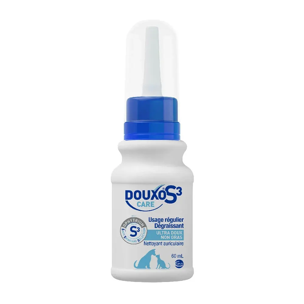 DOUXO S3 Care limpiador ótico 60 ml para perros y gatos Ceva