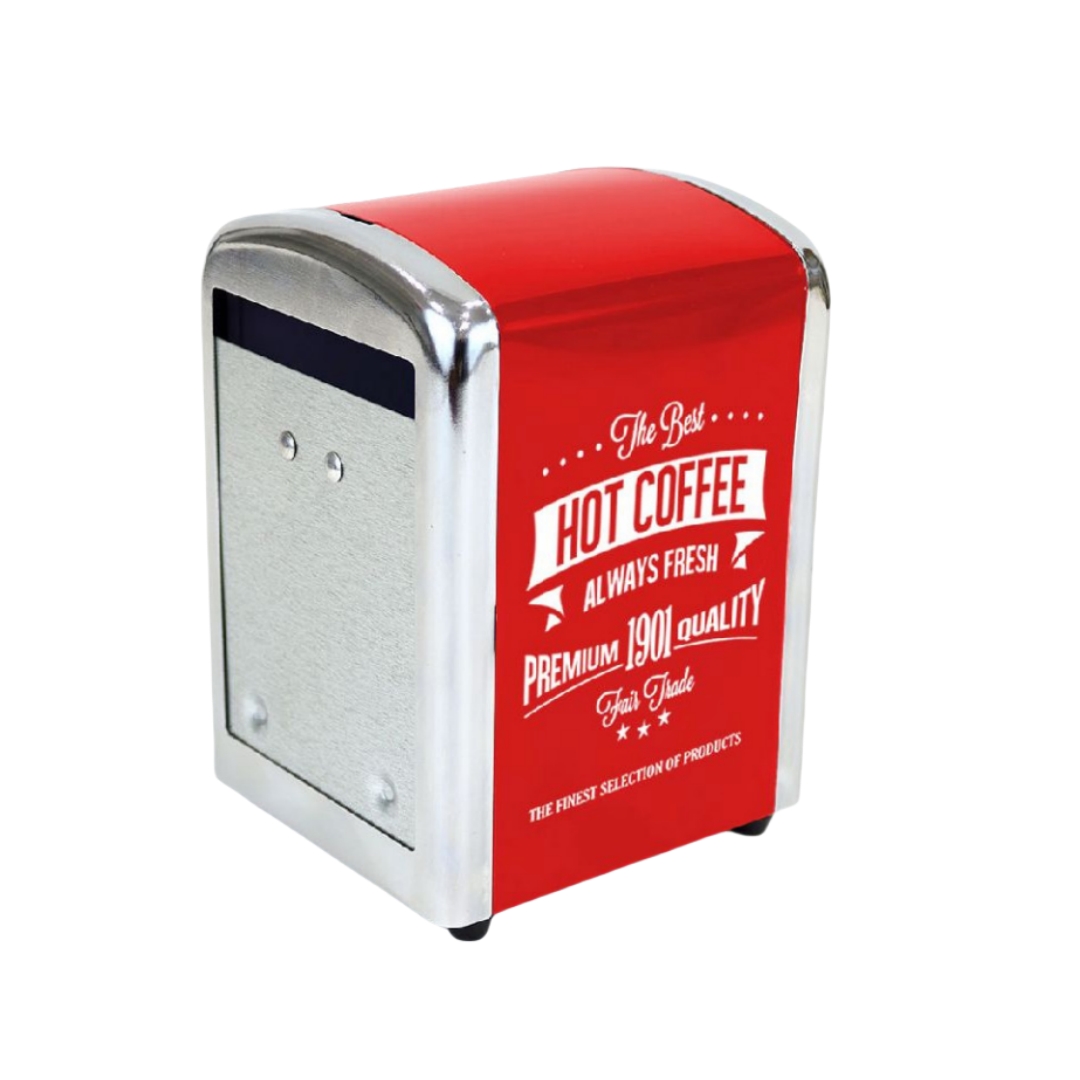 QUTTIN - SERVILLETERO HOSTELERIA METALICO,Servilletero Tipo Bar,Color surtido,Aleatorio 14x10.5x10cm | Amystyle