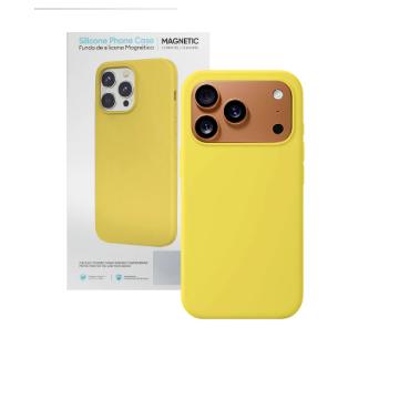 Funda silicona premium compatible carga magnética para Iphone 17 Pro Max, 17 Pro, Iphone 17