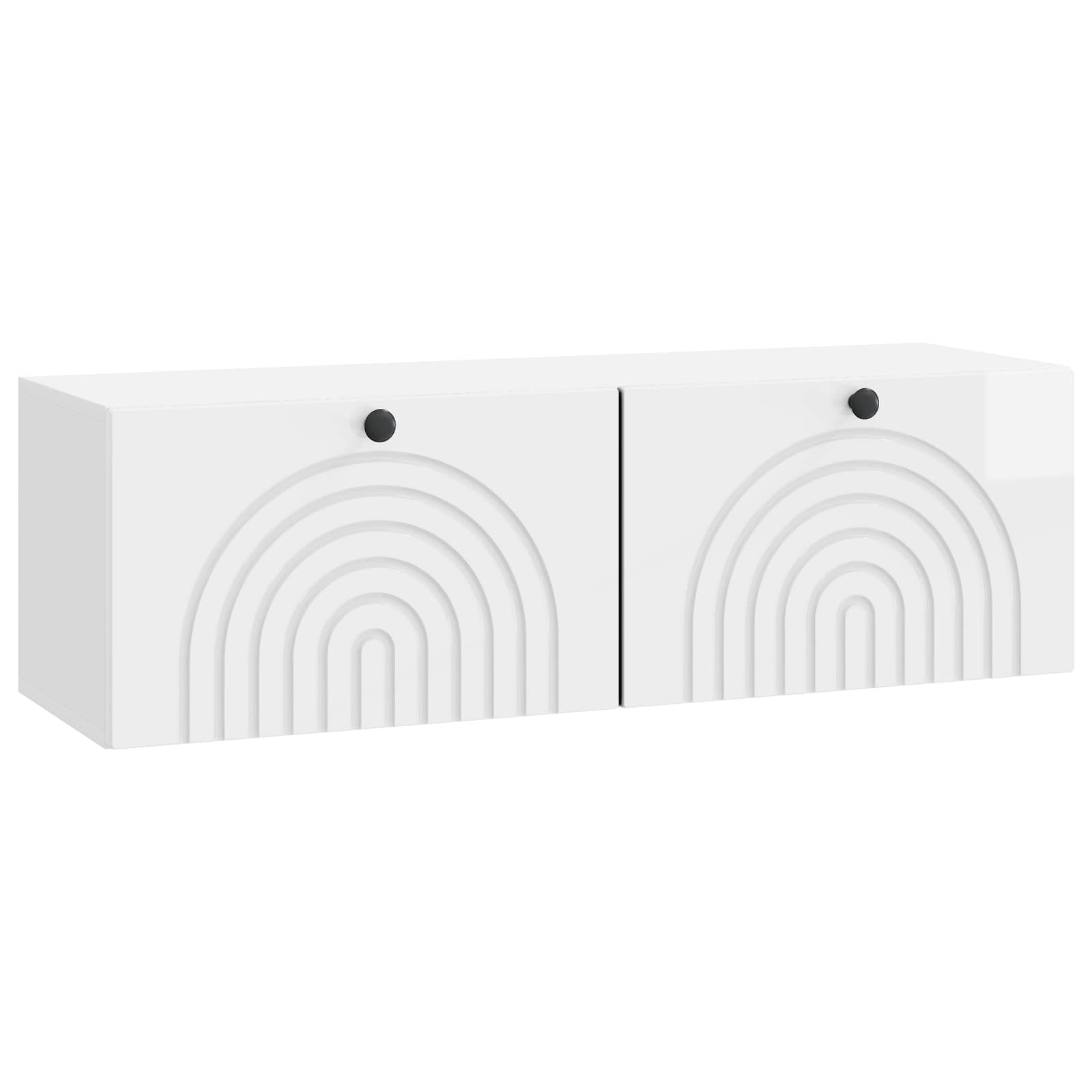 vidaXL Mueble para TV de pared 98 x 31 x 30 cm Madera de Ingeniería Multicolor