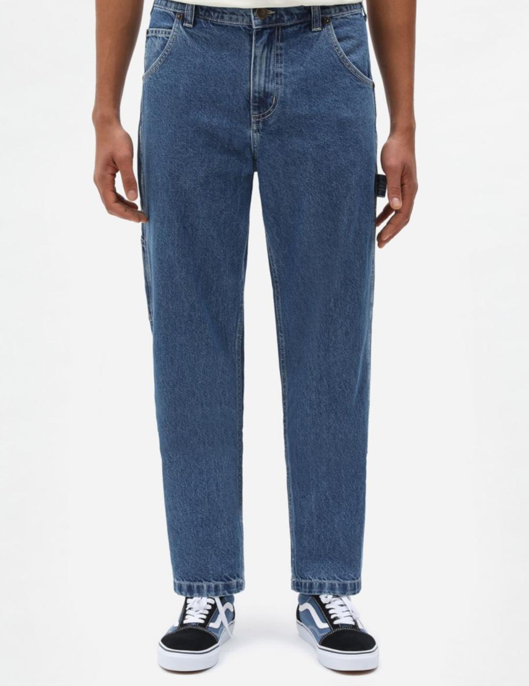 Dickies Vaquero Garyville Azul Algodón Técnico Hombre