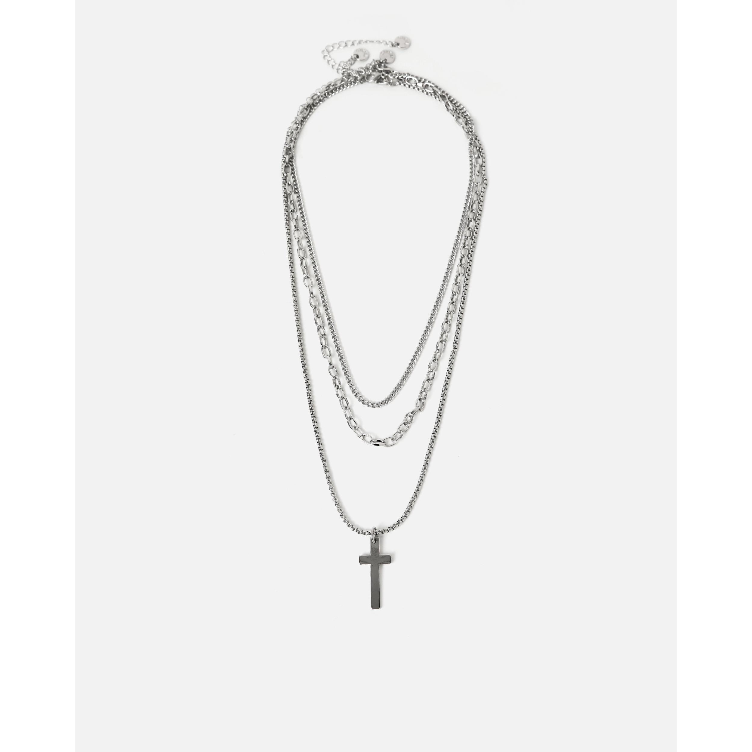 Collar Plateado HORACIO: Elegancia Atemporal en Aleación de Hierro y Zinc, Perfecto para Realzar Cualquier Look con su Brillo Sofisticado y Durabilidad Excepcional