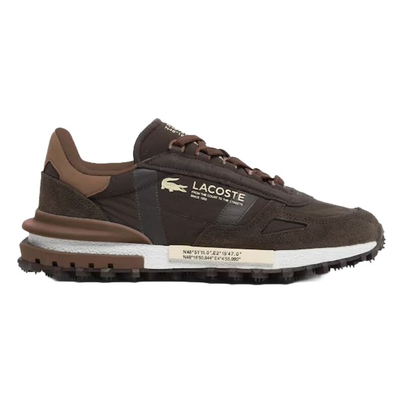 Zapatillas Lacoste Marrones Elite Active 12 Dark Brown Cómodas y Ligeras