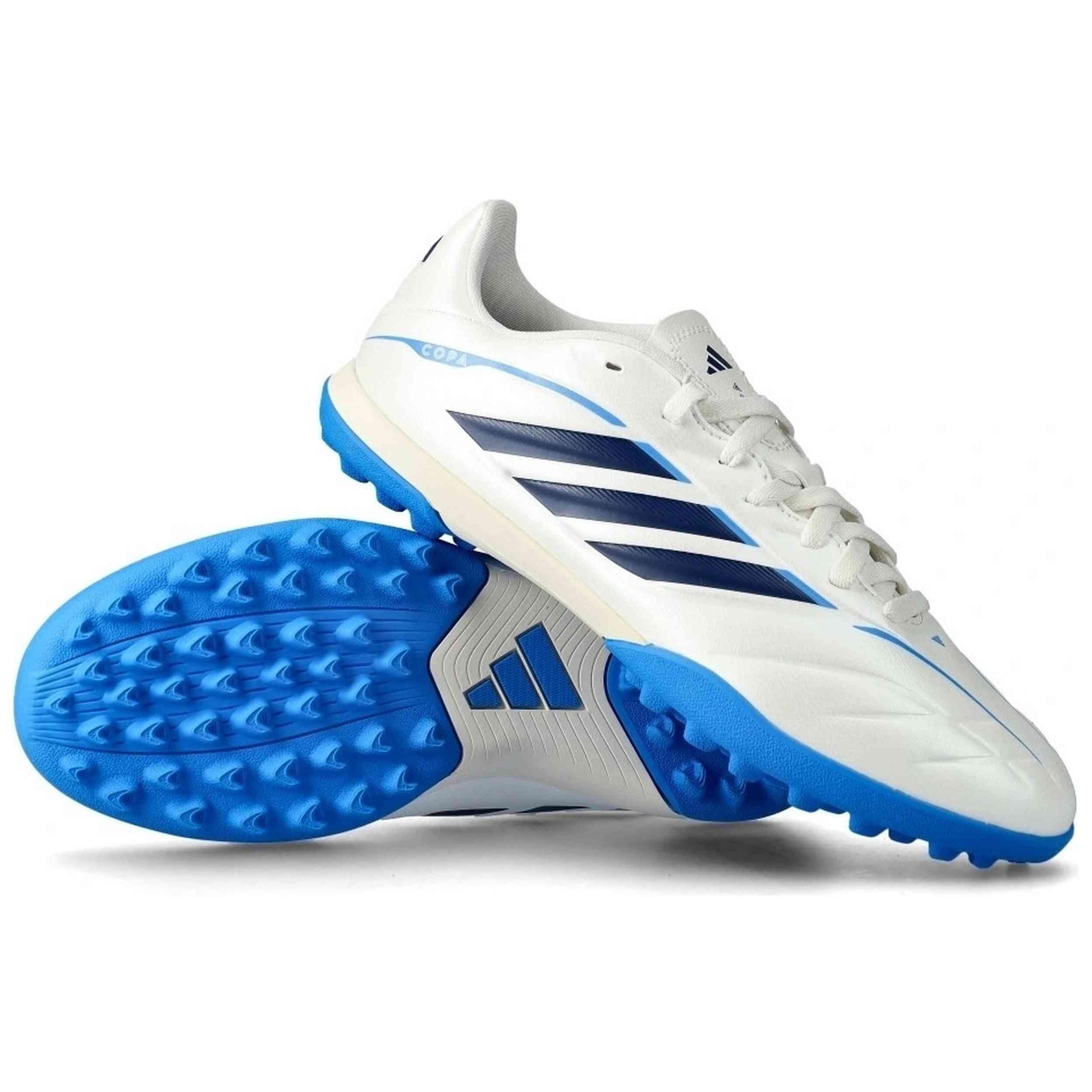Botas De Futbol Adidas modelo Copa Pure Iv Club Turf Football Boots Kids para hombre y mujer en color Blanco