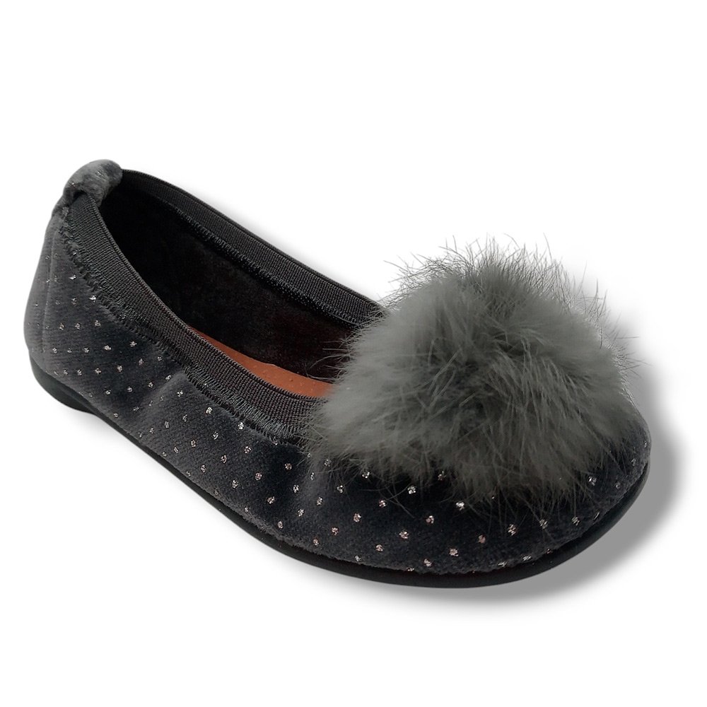Batilas Manoletina Serratex Ani Niña 4504 GRIS calzado niños Batilas Winter ROYALE CORDONETS