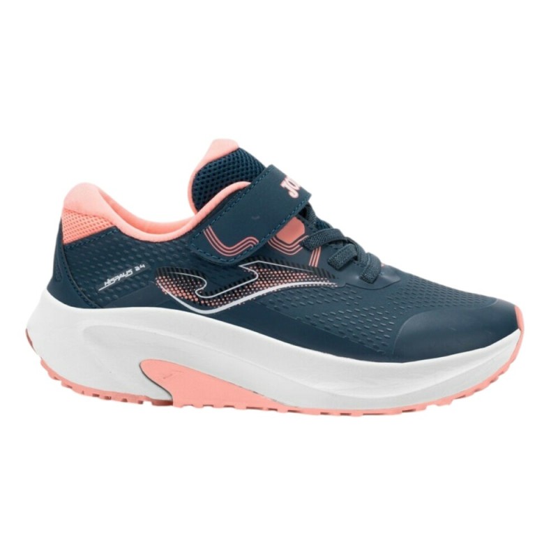 Zapatilla Azul Joma Running Jr Navy Blue Pink Jhispw2533v