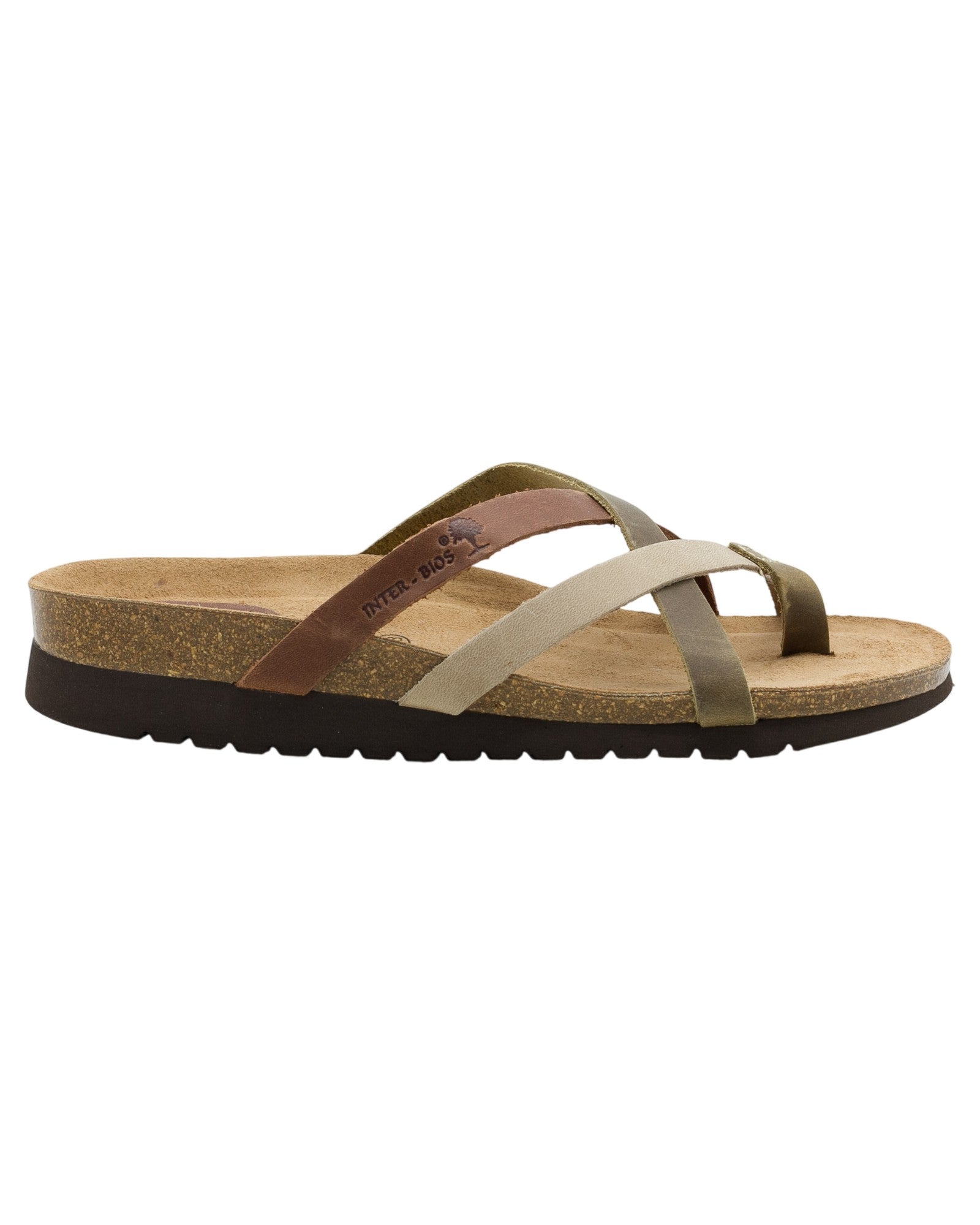 SANDALIAS DE MUJER INTER-BIOS 7113-MM EN TAUPE