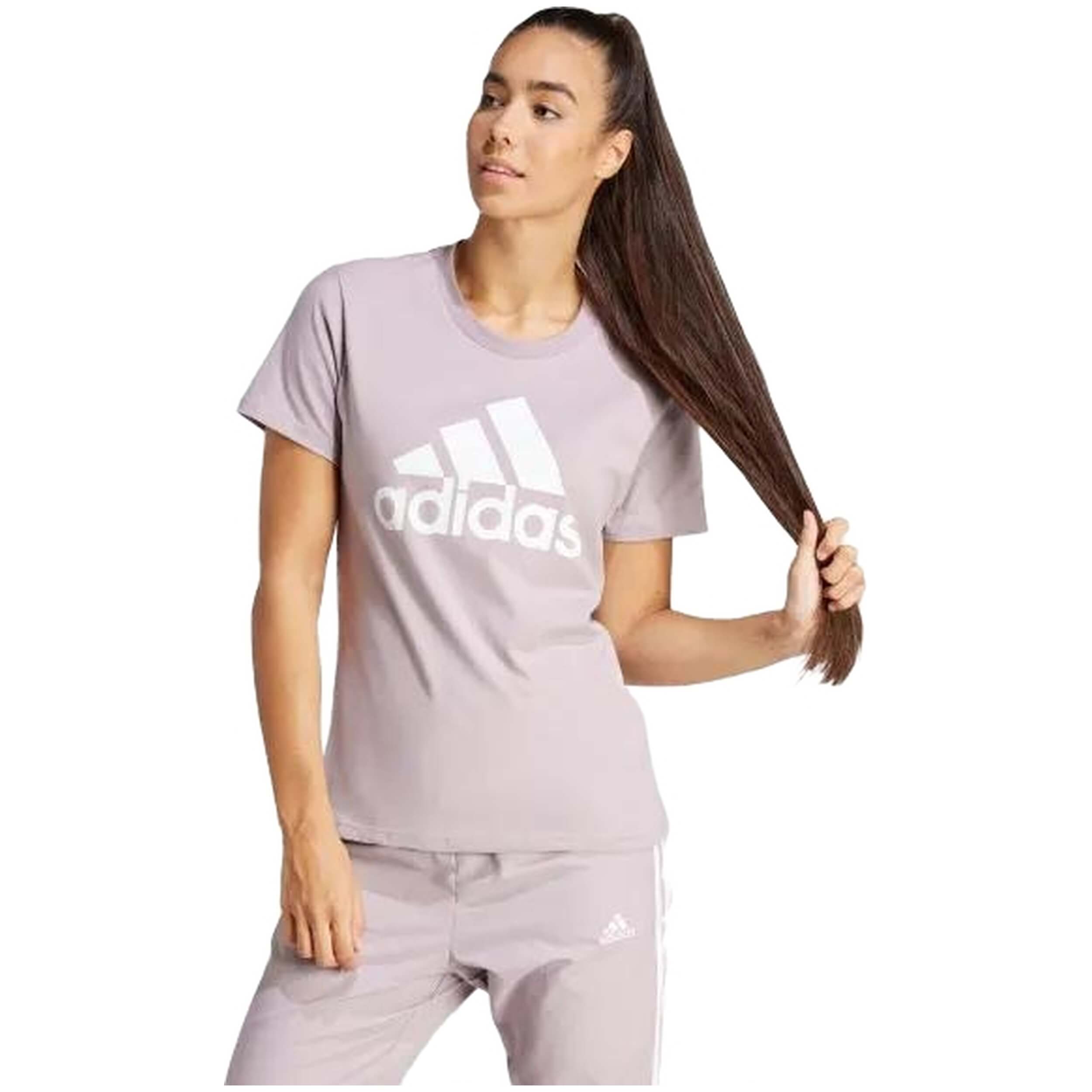 Camiseta De Manga Corta Adidas modelo IR5411 para Mujer en color Morado