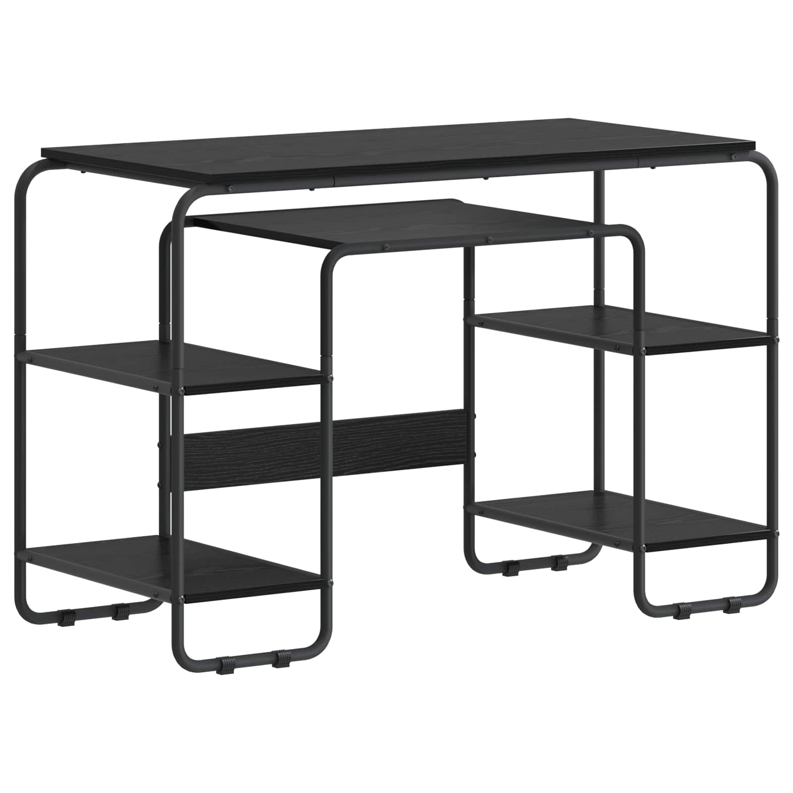 vidaXL Escritorio con almacenamiento  113.5 x 52 x 75.5 cm Multicolor