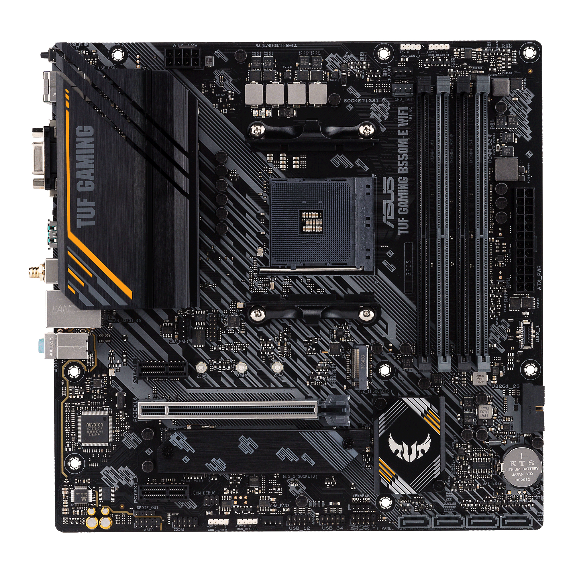 ASUS TUF GAMING B550M-E WIFI - Socket AM4 - micro ATX - AMD B550