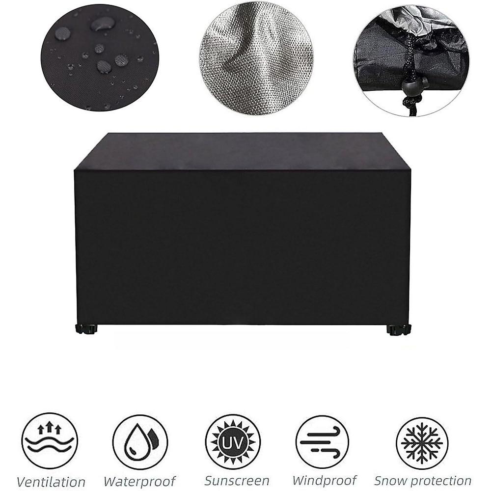 CA Funda para muebles de patio, terraza exterior, juego de funda impermeable para muebles de jardín y patio, terraza exterior