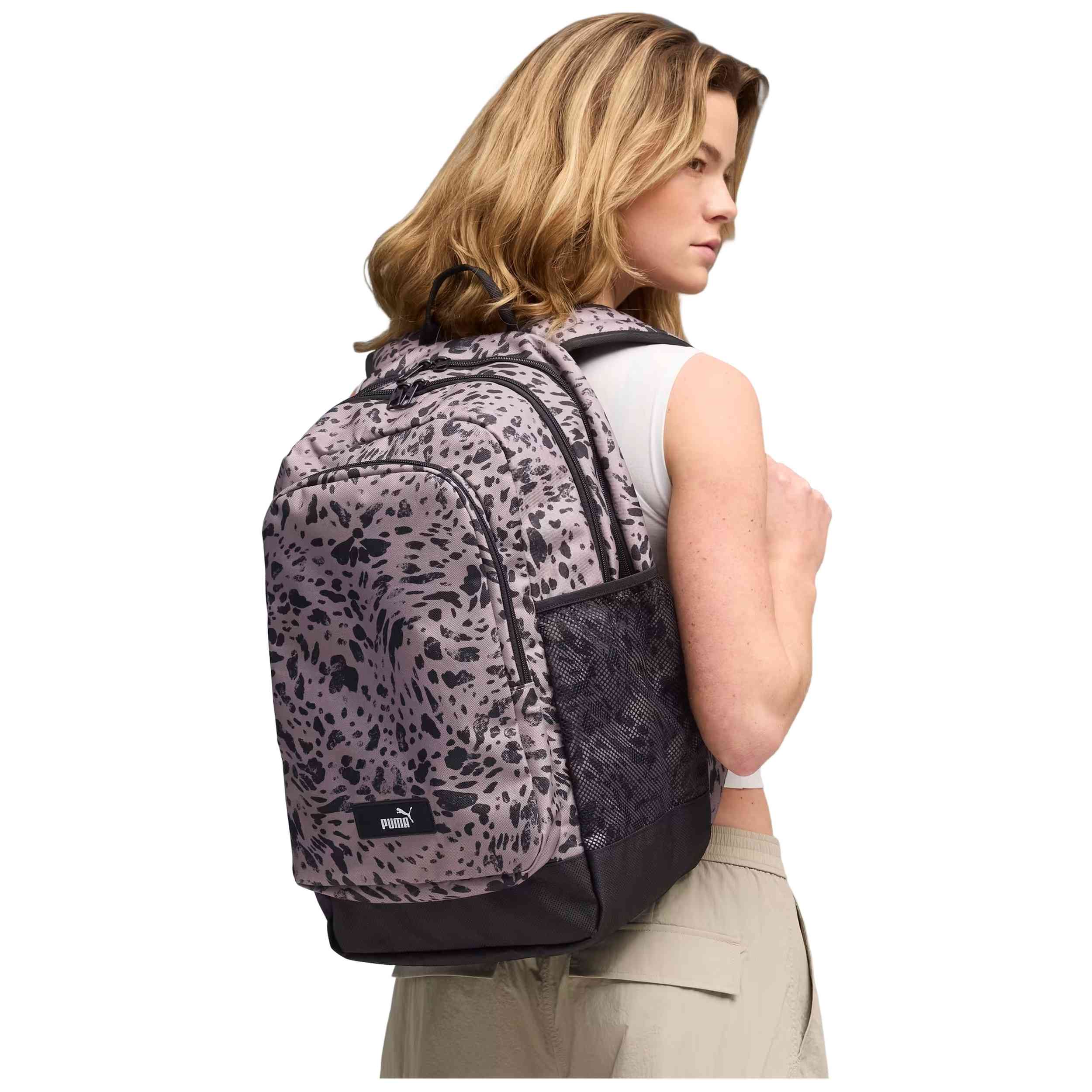 Bolso Puma modelo Puma Academy Aop Bac en color Marrón