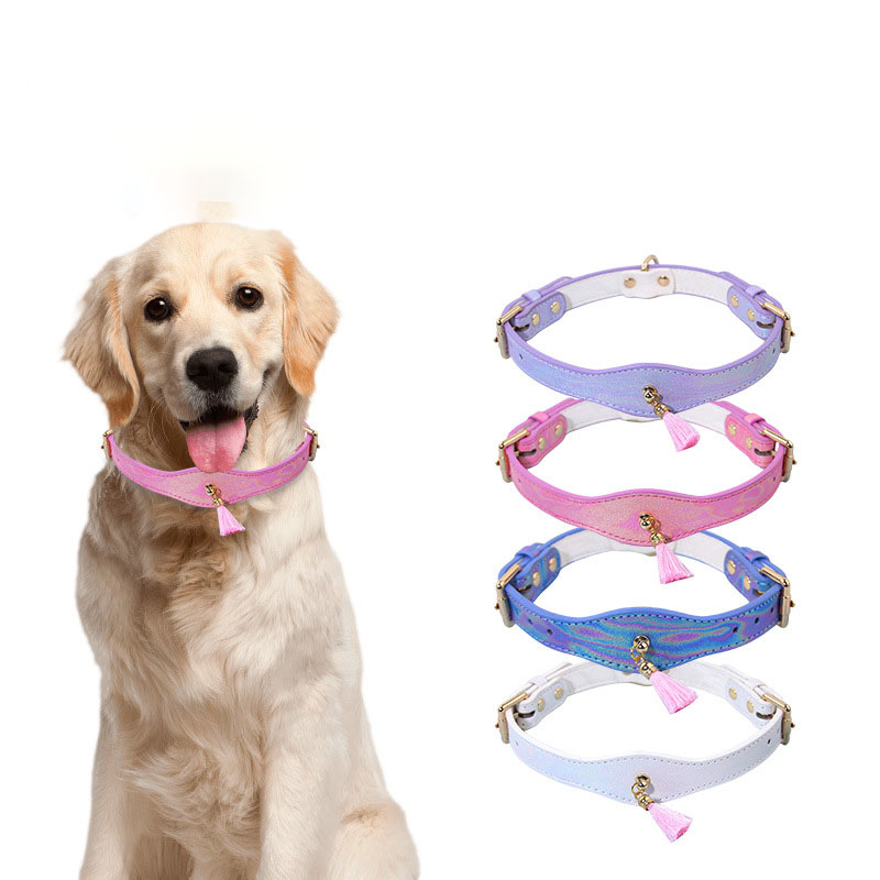 Collar para Perros Pequeños medianos y grandes, color rosa, Collar para Perros, Collar para Perros Códodo Y, ajustable,